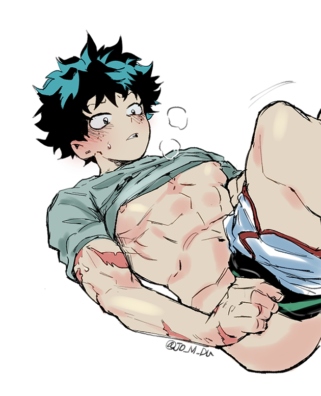 midoriya izuku (boku no hero academia) drawn by jo_m_du