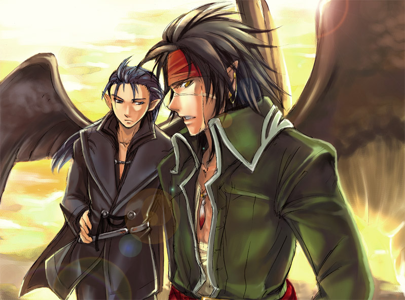 tibarn and naesala (fire emblem and 2 more) drawn by tomone