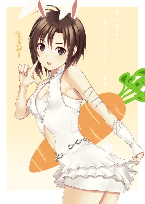 kikuchi makoto (idolmaster and 1 more) drawn by kisugi_akira