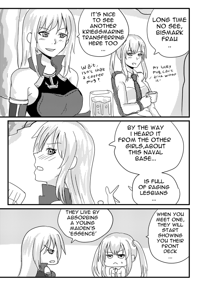 bismarck and graf zeppelin (kantai collection) drawn by drie