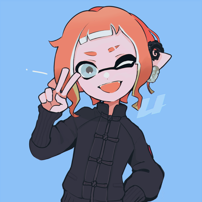 inkling player character and inkling girl (splatoon) drawn by imaikuy0