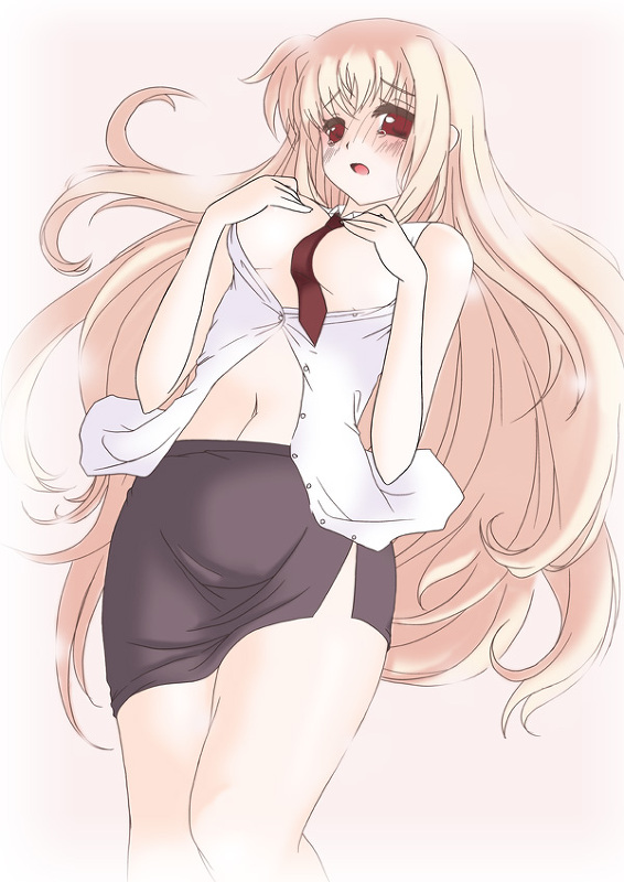 fate testarossa (lyrical nanoha and 1 more) drawn by frapowa