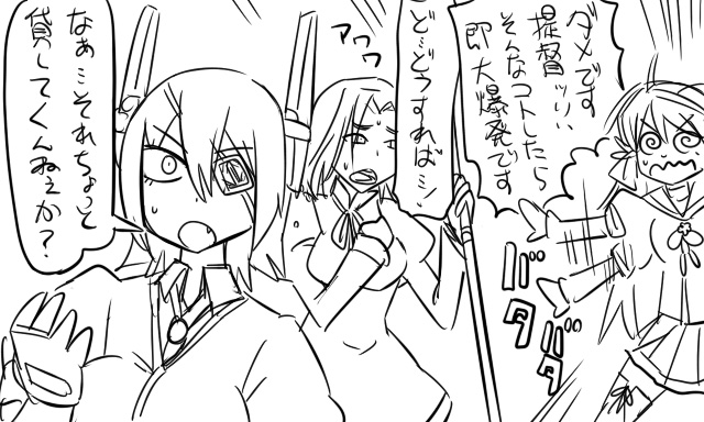 tenryuu, tatsuta, and akashi (kantai collection) drawn by tonda