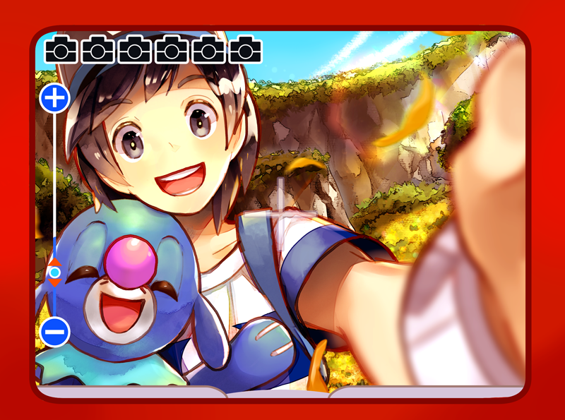 elio and popplio (pokemon and 1 more) drawn by ekm