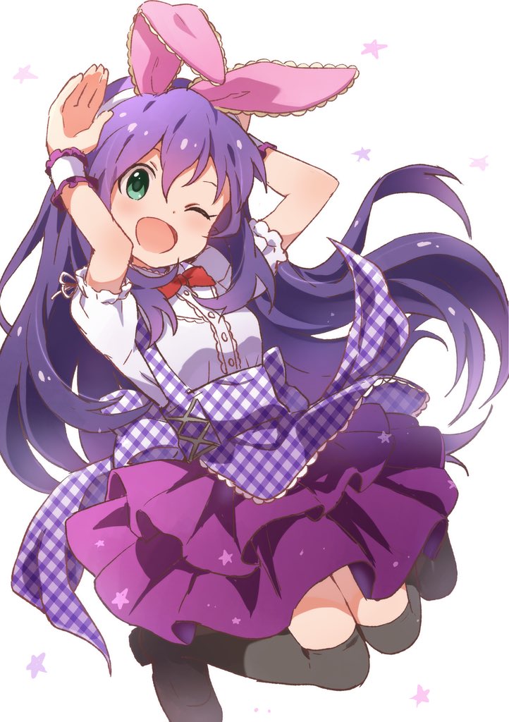 mochizuki anna (idolmaster and 2 more) drawn by buchi_(y0u0ri_)