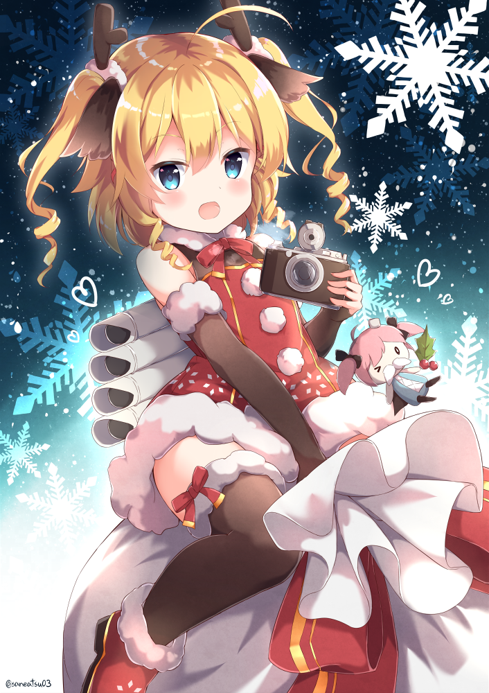 saratoga and gridley (azur lane) drawn by niwasane_(saneatsu03)