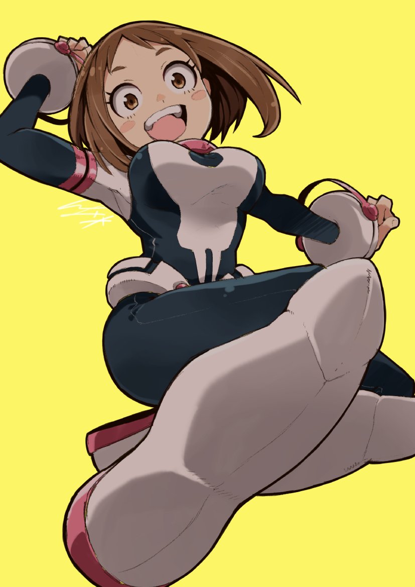 uraraka ochaco (boku no hero academia) drawn by io_naomichi