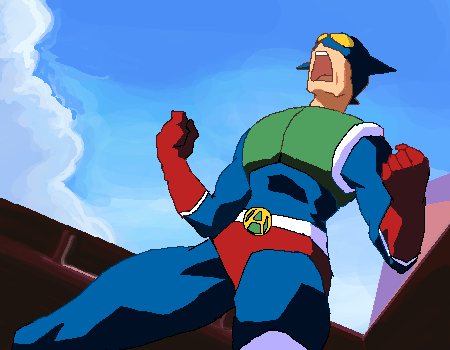 action kamen (crayon shin-chan) drawn by ako_(hoshiya_830)
