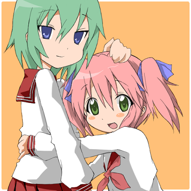kobayakawa yutaka and iwasaki minami (lucky star) drawn by ta_(tama20150125)