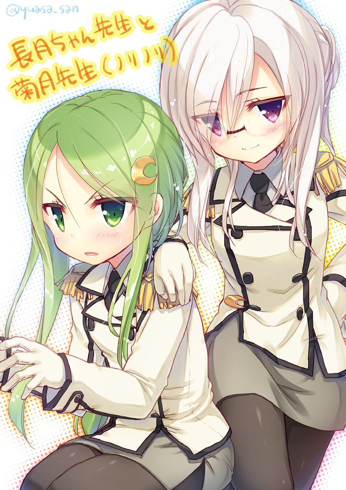 nagatsuki, katori, and kikuzuki (kantai collection) drawn by yuasa_makoto