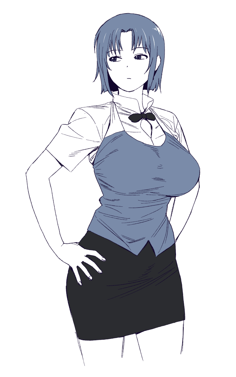 shirafuji kyouko (working!!) drawn by onsen_tamago_(hs_egg)
