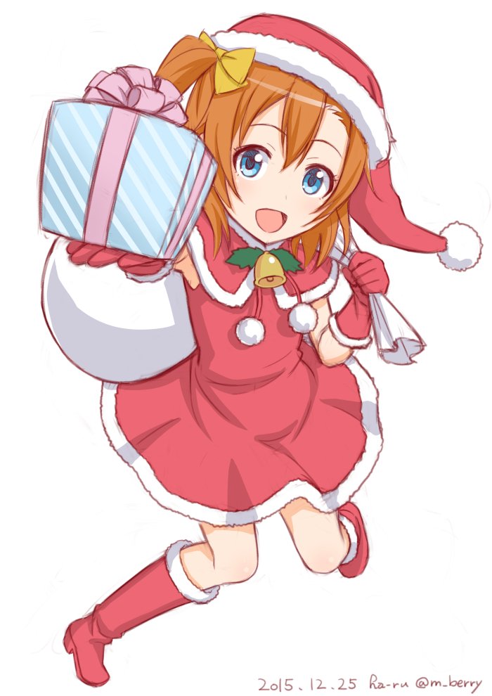 kosaka honoka (love live! and 1 more) drawn by ha-ru