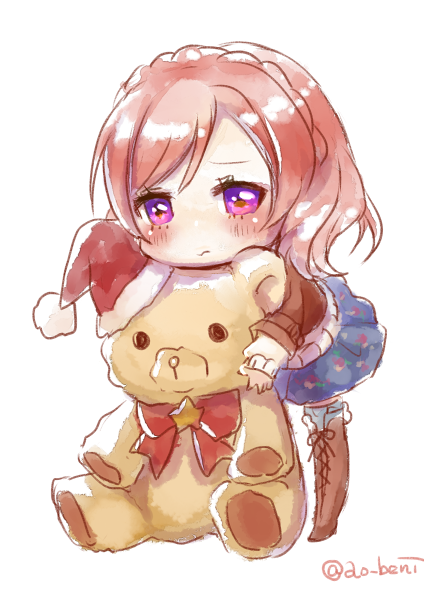 nishikino maki (love live! and 1 more) drawn by ao+beni