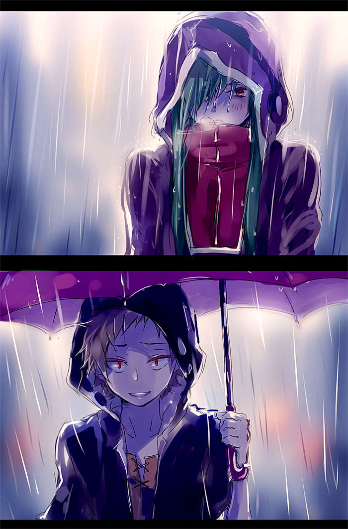 kido tsubomi and kano shuuya (kagerou project) drawn by nuriko-kun