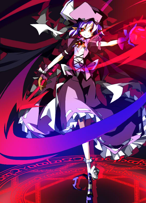 remilia scarlet and zatracenie (touhou and 1 more) drawn by shiki_(gjmatpw)
