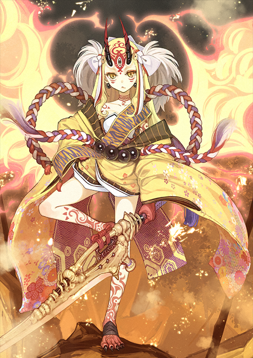 ibaraki douji (fate and 1 more) drawn by hidari_(left_side)