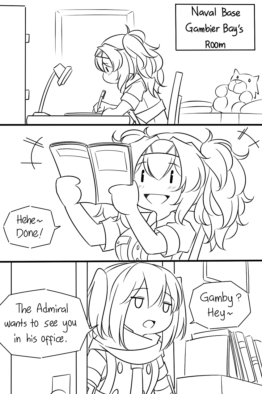 sendai, sendai kai ni, and gambier bay (kantai collection) drawn by guin_guin
