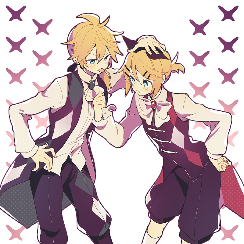 kagamine rin and kagamine len (vocaloid and 1 more) drawn by suzumi_(fallxalice)