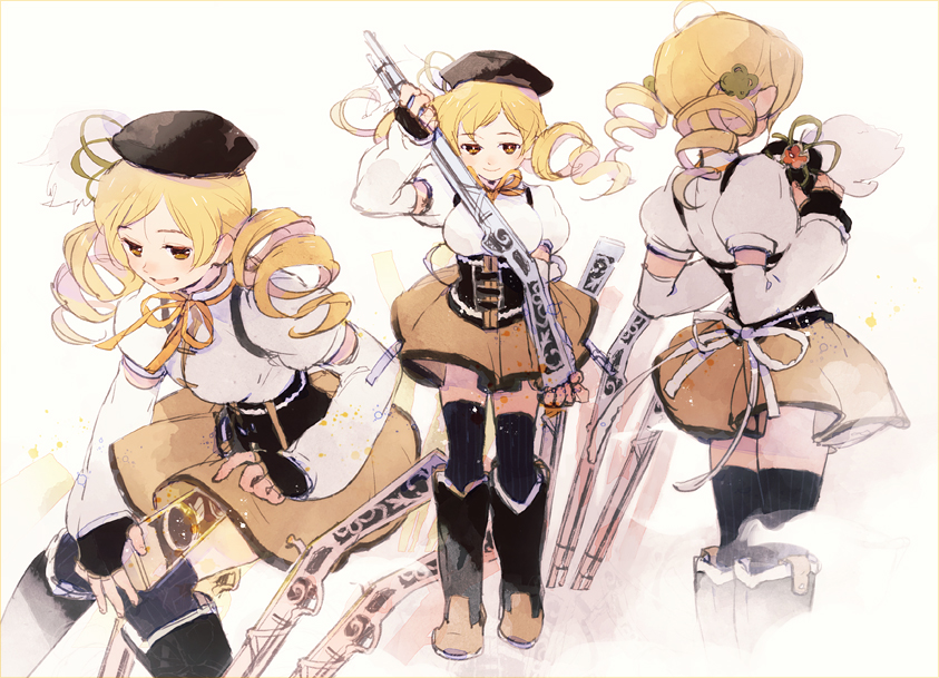 tomoe mami (mahou shoujo madoka magica) drawn by 21grams