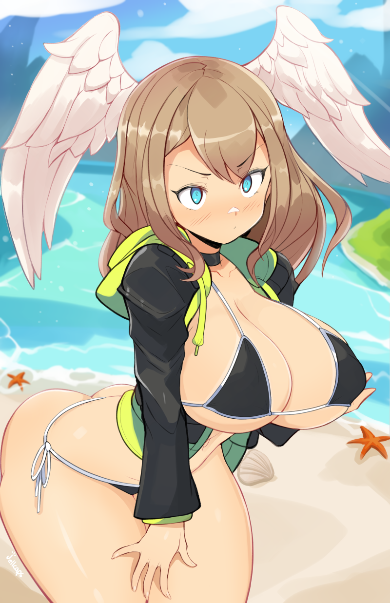 eunie (xenoblade chronicles and 1 more) drawn by jellcaps