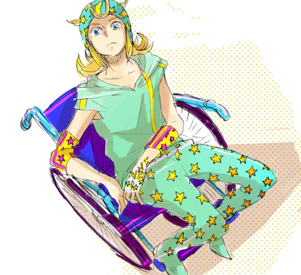 johnny joestar (jojo no kimyou na bouken and 1 more) drawn by mokeo