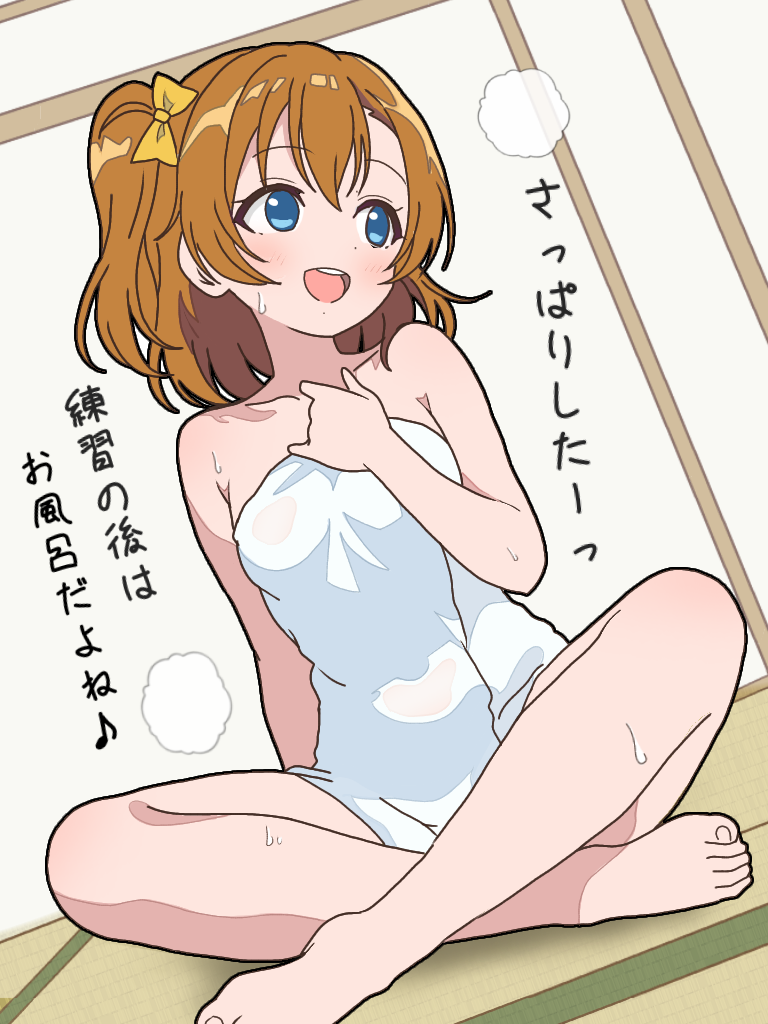kosaka honoka (love live! and 1 more) drawn by mukiryoku_bato