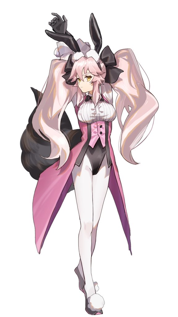 tamamo and koyanskaya (fate and 1 more) drawn by rerheart