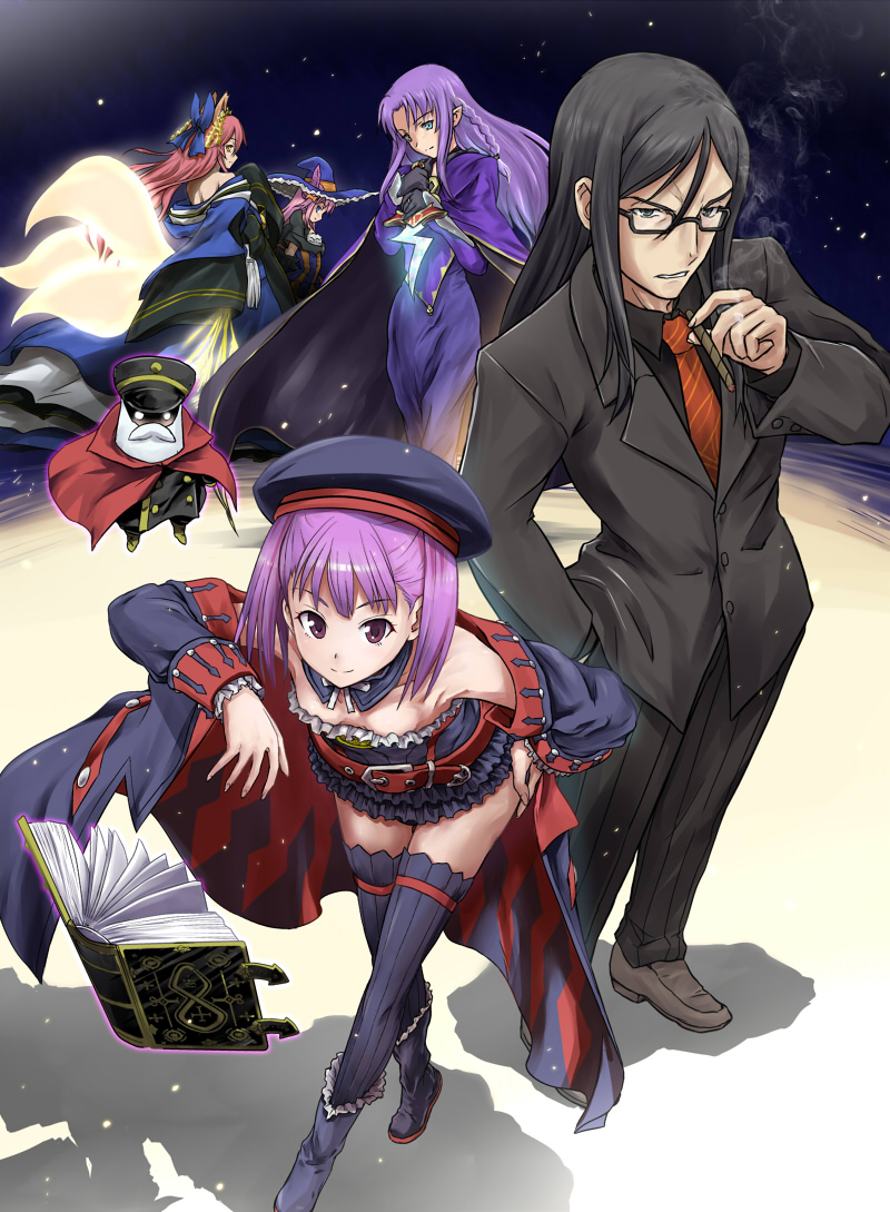 tamamo, tamamo no mae, waver velvet, elizabeth bathory, helena blavatsky, and 3 more (fate and 4 more) drawn by tsuyadashi_shuuji