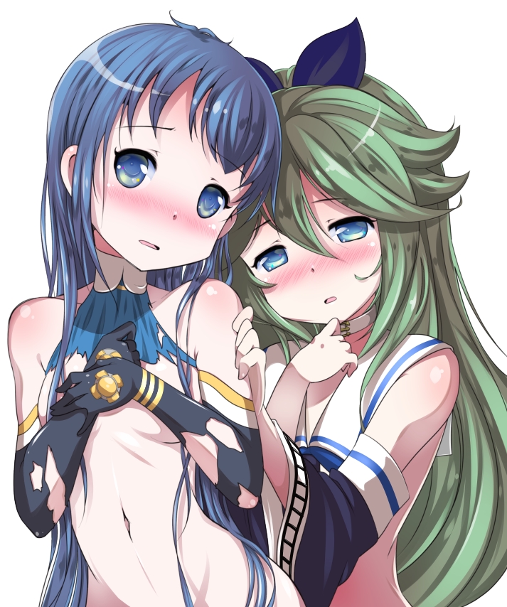 samidare and yamakaze (kantai collection) drawn by yamaneko_suzume