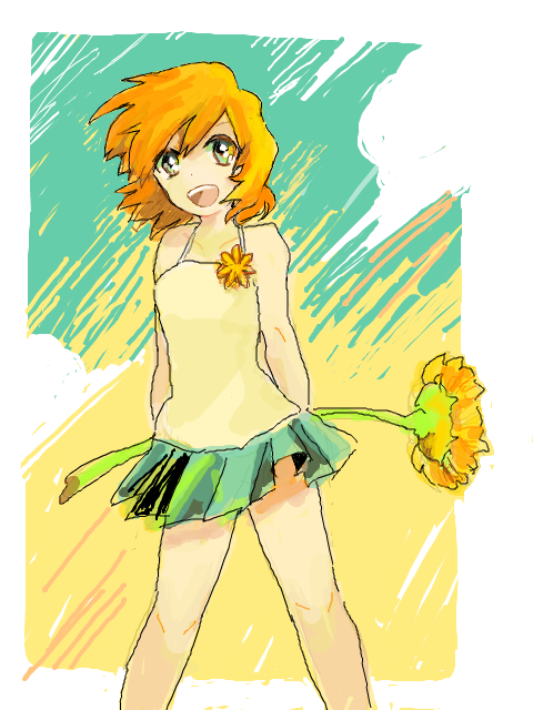 misty (pokemon and 1 more) drawn by s-tarou