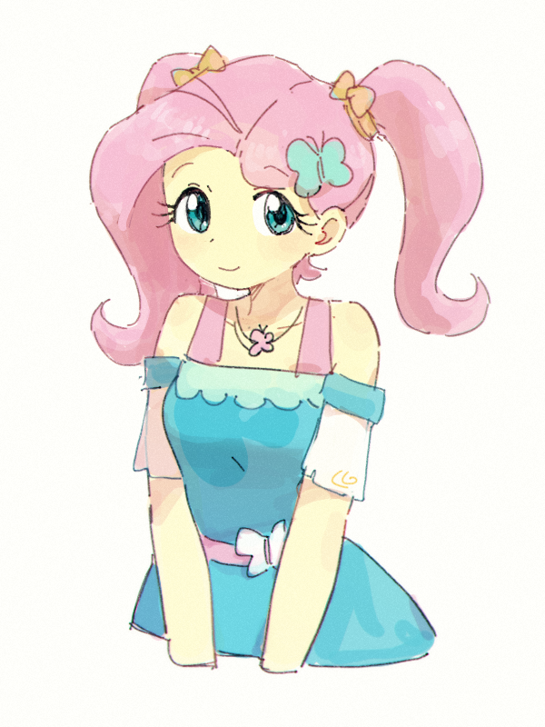 fluttershy (my little pony and 2 more) drawn by nendo23