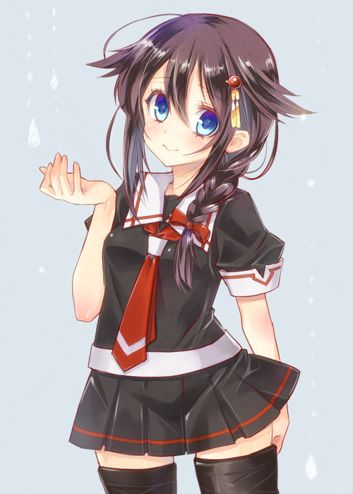 shigure and shigure kai ni (kantai collection) drawn by mikipa