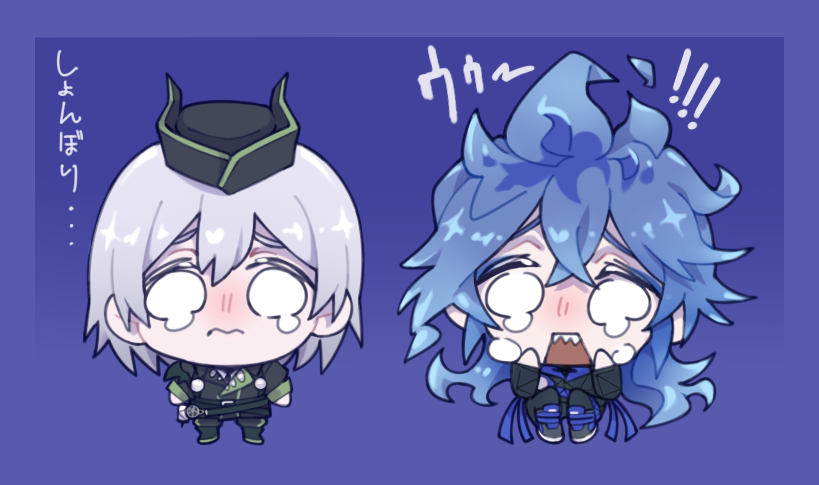 idia shroud and silver vanrouge (twisted wonderland) drawn by hoshiyo