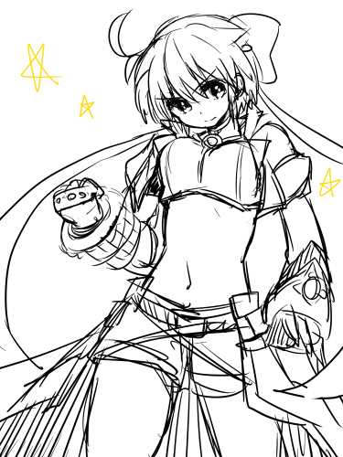 subaru nakajima and revolver knuckle (lyrical nanoha and 1 more) drawn by mikaze