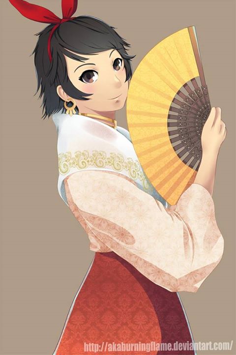 josie rizal (tekken and 1 more) drawn by aka_burning_flame