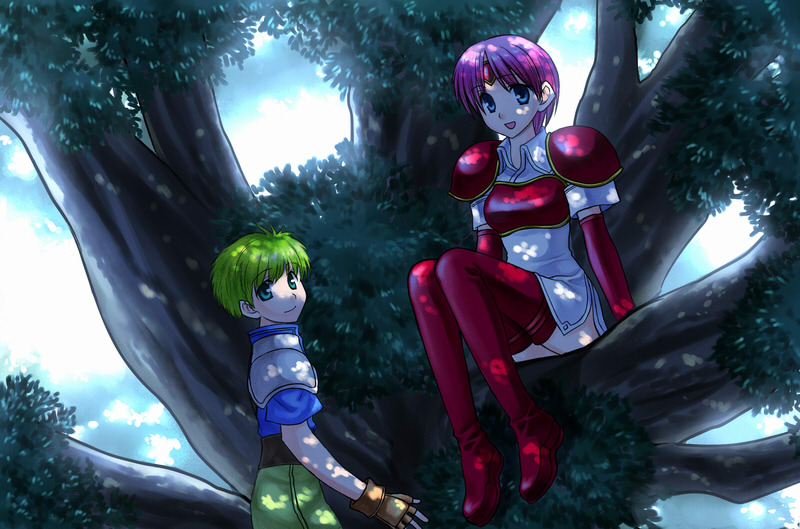 marcia and rolf (fire emblem and 1 more) drawn by bo_(774berry)