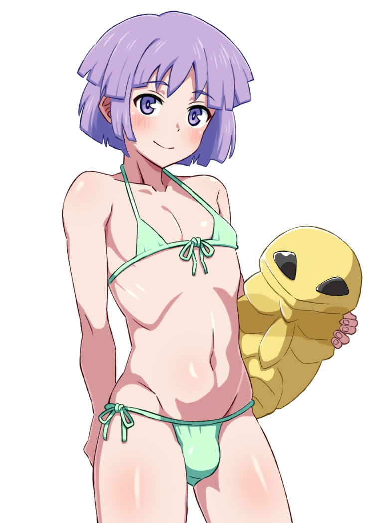 bugsy and kakuna (pokemon and 1 more) drawn by mantan