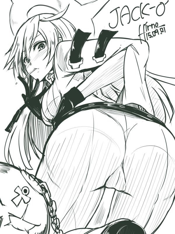 jack-o' valentine (guilty gear and 1 more) drawn by hiruno