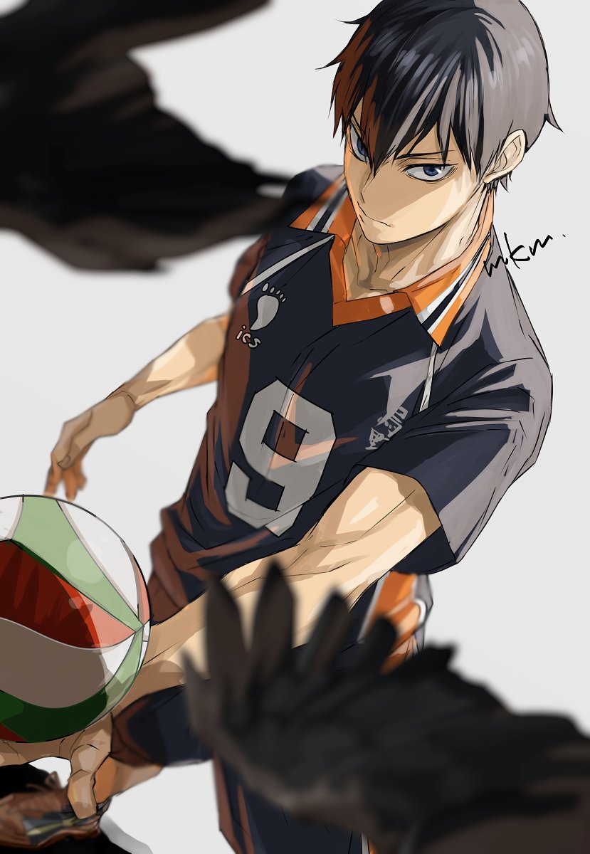 kageyama tobio (haikyuu!!) drawn by mkm_(mkm_storage)