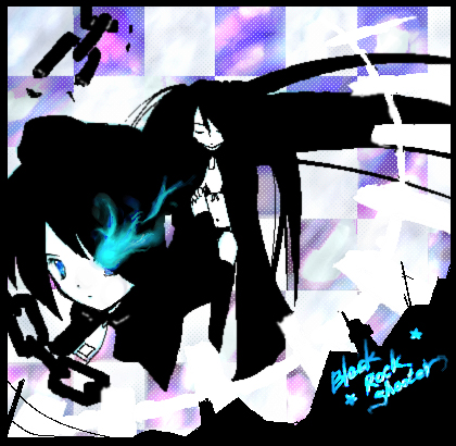 black rock shooter (black rock shooter) drawn by negi_neko_(shindou_makoto)