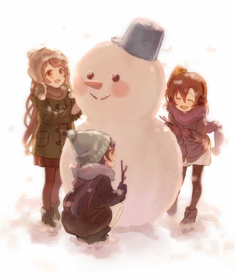 sonoda umi, minami kotori, and kosaka honoka (love live! and 1 more) drawn by cora_stt