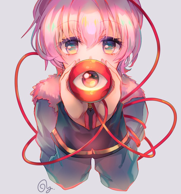 komeiji satori (touhou) drawn by yamadori_ofuu