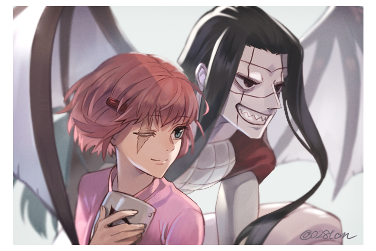 rodeaux and chita (konjiki no gash!!) drawn by otton