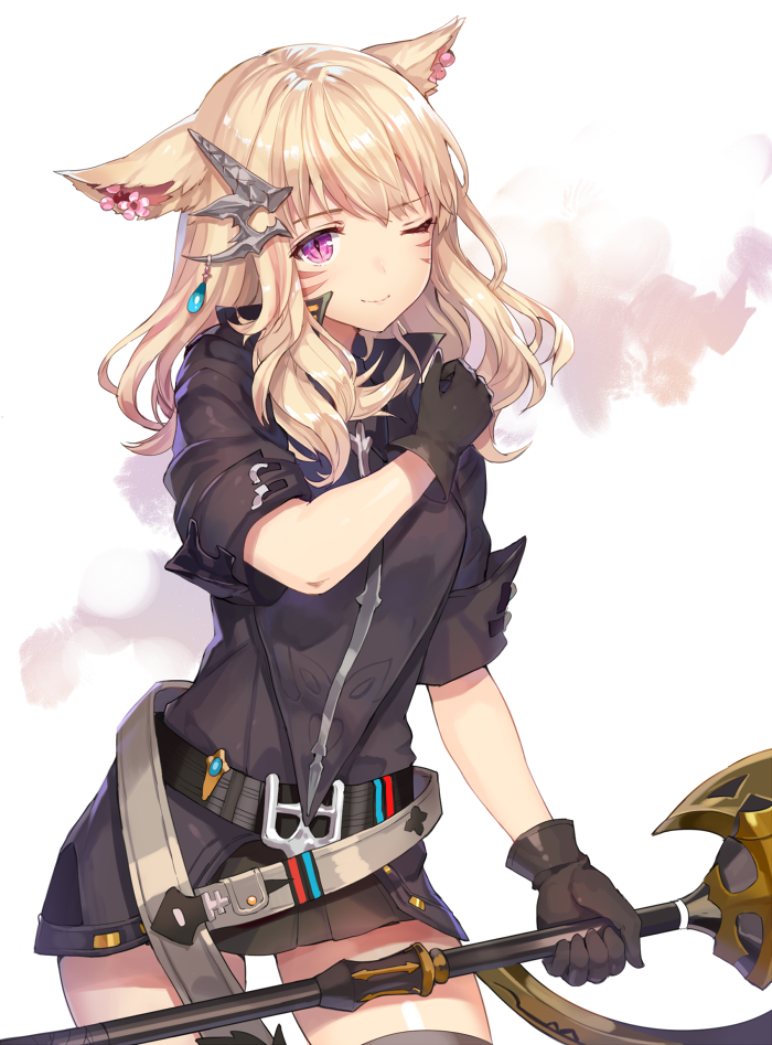 warrior of light (final fantasy and 1 more) drawn by momoko_(momopoco)