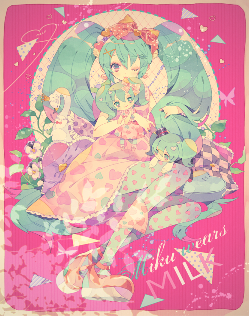 hatsune miku (vocaloid) drawn by yumenouchi_chiharu