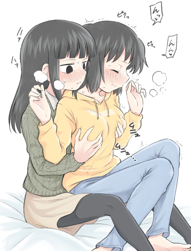 kanbayashi shiori and machida sawako (bernard-jou iwaku.) drawn by meis_(terameisu)