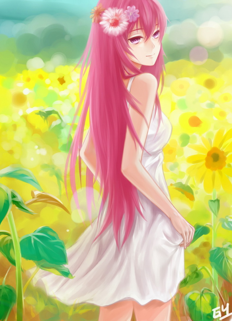 megurine luka (vocaloid and 1 more) drawn by silverwing