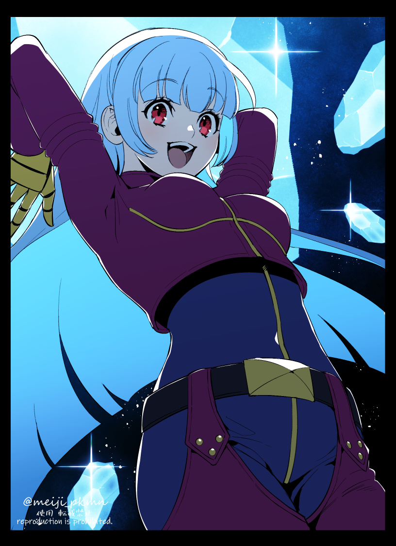 kula diamond (the king of fighters) drawn by meiji_ken