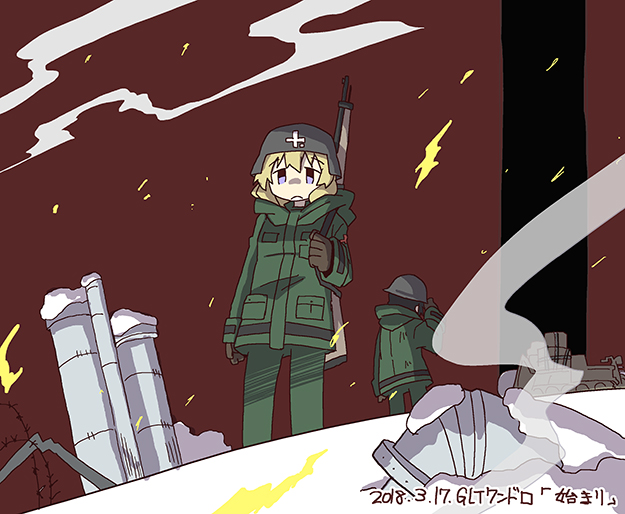 chito and yuuri (shoujo shuumatsu ryokou) drawn by kokorori-p