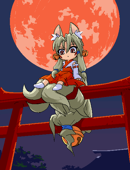 goddess of kuzuryuu inari shrine (original) drawn by mof